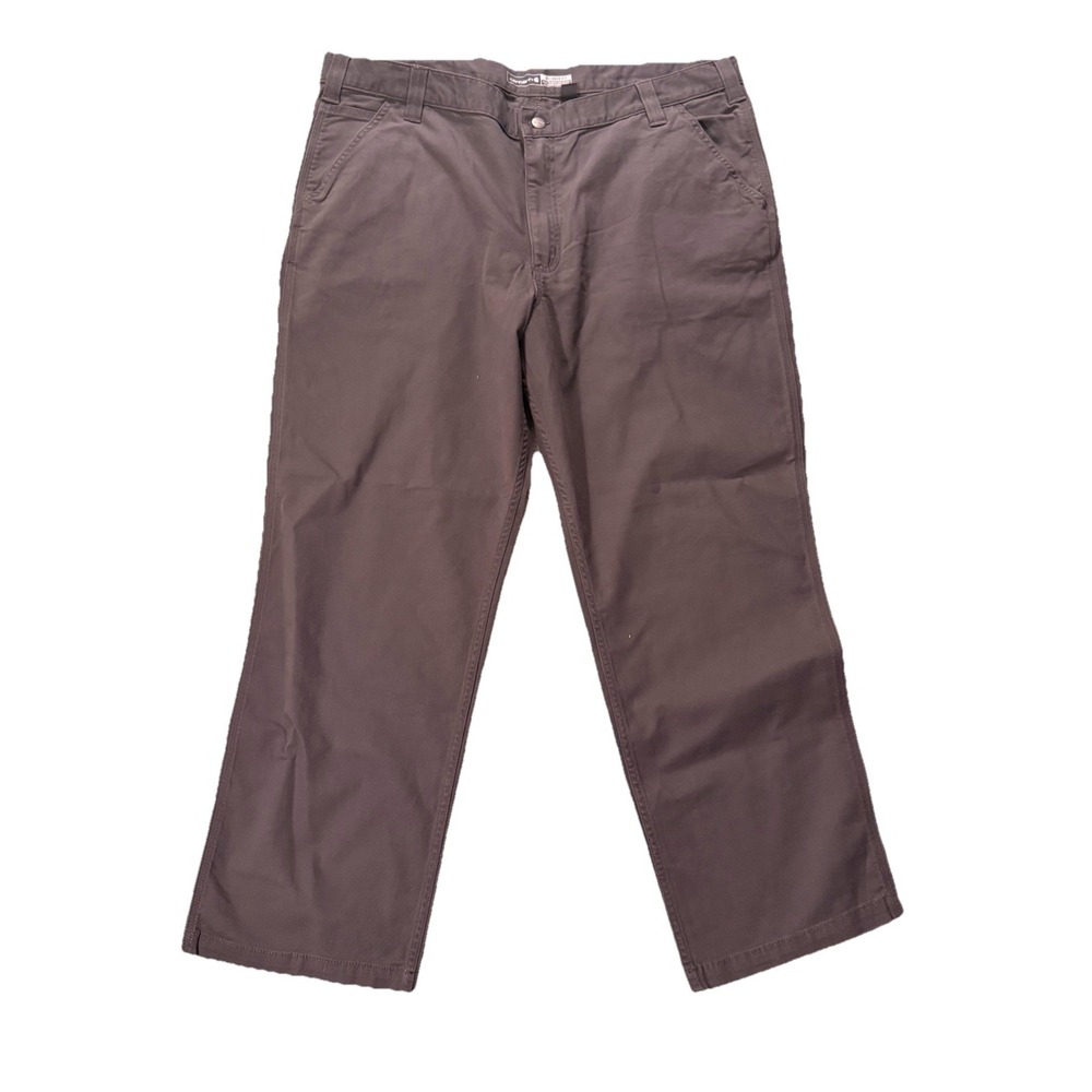 Men's Carhartt Rugged Flex Relaxed fit work pants, grey, 42x30  NEW